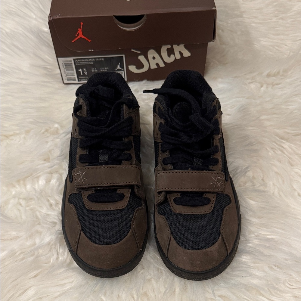 Jordan Brown and Black Sneakers